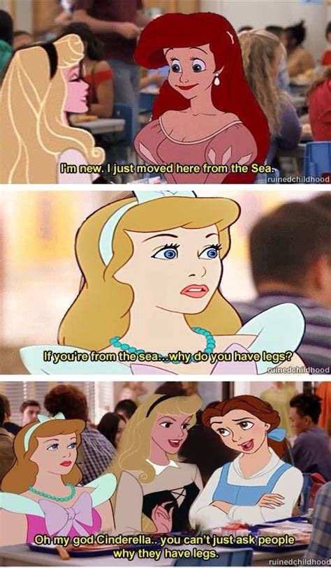 Disney Mean Girls | Disney mean girls, Disney funny, Disney memes