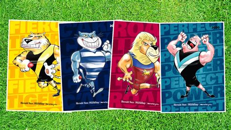 AFL Grand Final: Download footy mascot souvenir posters | Herald Sun