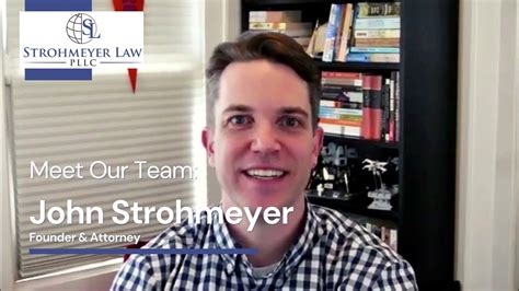 Meet Our Team: John Strohmeyer // Strohmeyer Law PLLC - YouTube