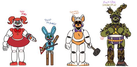 Randomized FNaF Characters : r/fivenightsatfreddys