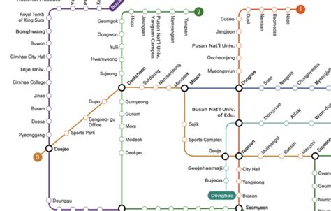 Busan Metro Map