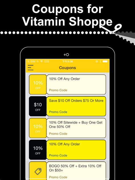 App Shopper: Coupons for Vitamin Shoppe (Shopping)