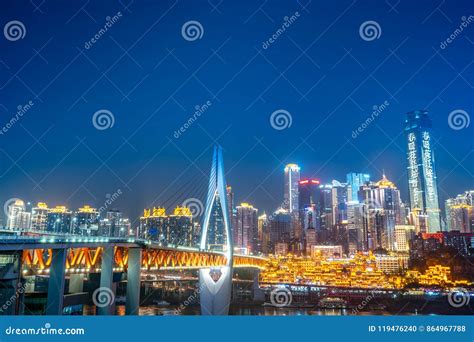 Chongqing night view stock photo. Image of chongqing - 119476240