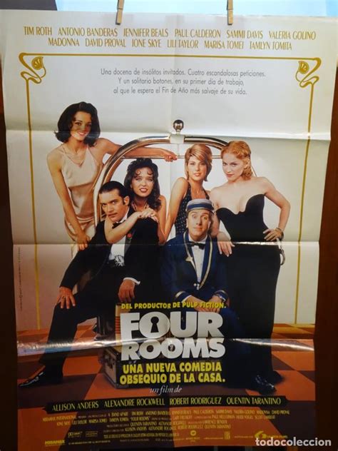 four rooms póster original 98x68cm (1995) quent - Comprar Carteles y Posters de películas de ...