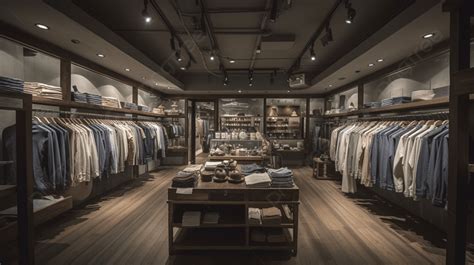 Fashion Store Interior Of A Men S Clothing Store Background, Clothing ...