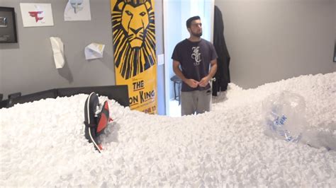 INSANE PACKING PEANUTS PRANK!! - YouTube