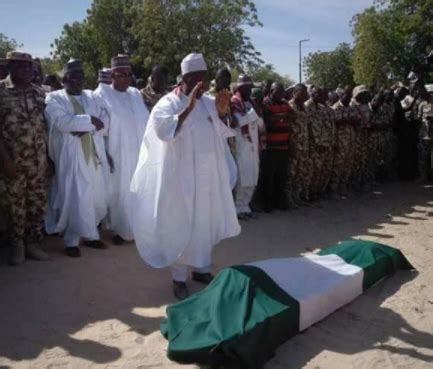 Photos: Borno state governor, Kashim Shettima, attends burial of a ...