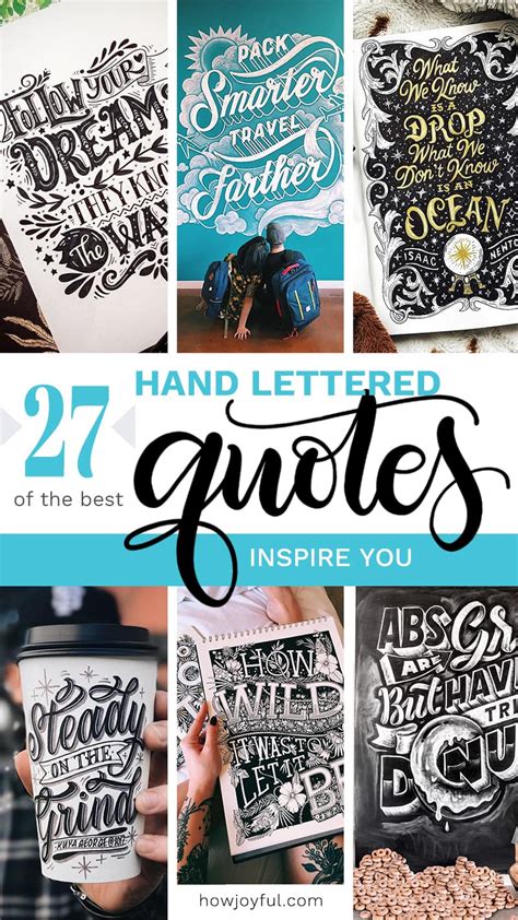 27 Of The Best Hand Lettering Quotes To Inspire You Hand Lettering Hand ...