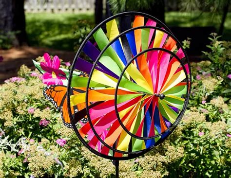 Wind Garden Spinners Add Fun And Colorful Motion To Your Yard