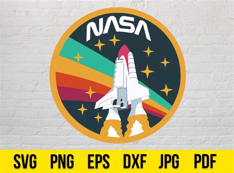 NASA Svg, Nasa Logo Svg, NASA Circle Logo 3 Color Layered SVG Cricut File Svg, Nasa Cut File ...