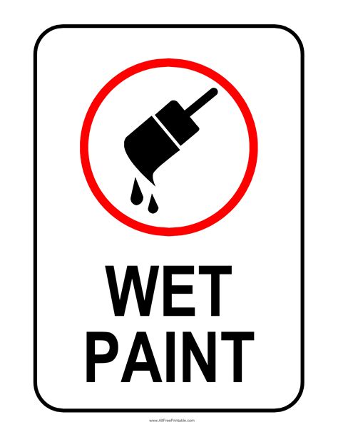 Wet Paint Sign - Looking for a Wet Paint Sign? Download this professionally looking Wet Paint ...