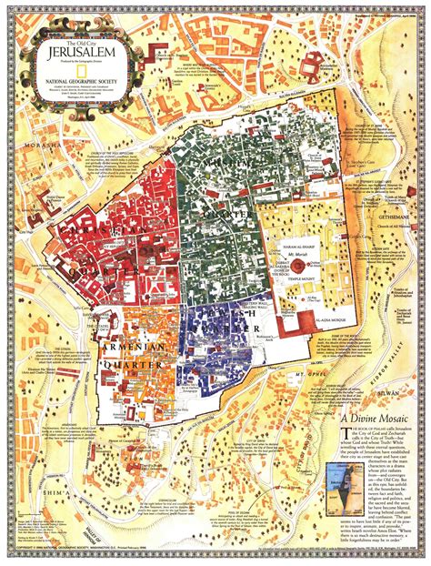Map of Jerusalem old: historical and vintage map of Jerusalem