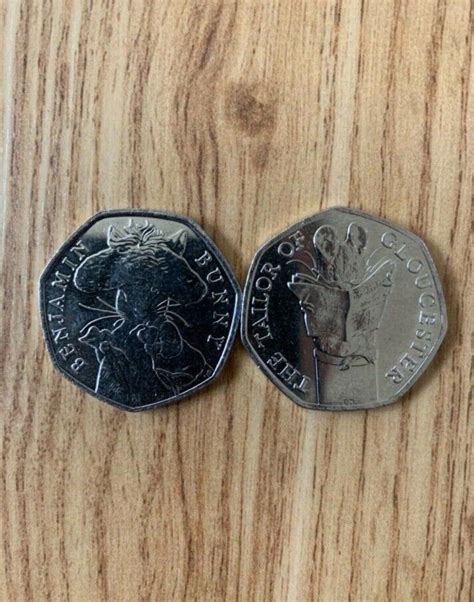 2x RARE BEATRIX POTTER 50p COINS - HIGHLY COLLECTIBLE | in ...