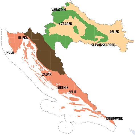 Geografska karta hrvatske i bosne - innopase