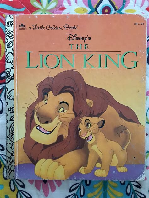 Disney's The Lion King 1994 A Edition Lion King Book, The Lion King ...