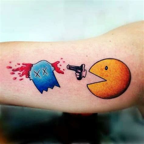 Pacman tattoo | Gaming | Pinterest | Pacman tattoo and Tattoos and body art