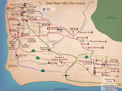 Santa Maria Wineries Map - Tyler Texas Zip Code Map