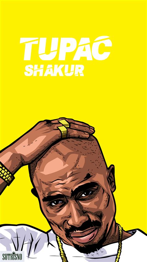 an image of a man that is holding his head in one hand and the words tupac shakur above him