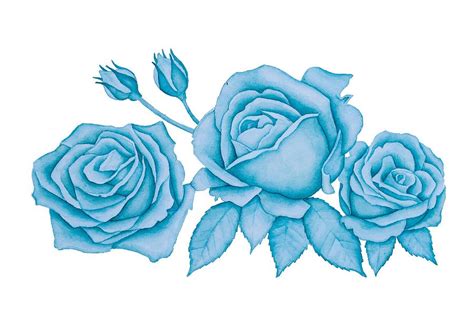 Blue Roses Painting by DK Nagano - Fine Art America