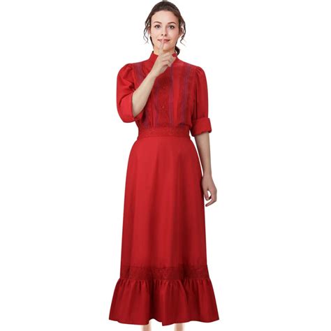 Pearl Movie Cosplay Costume Red Dress (Ready to Ship)