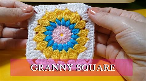 Tutorial Granny Square - Mattonella Granny - Mattonella Uncinetto - YouTube