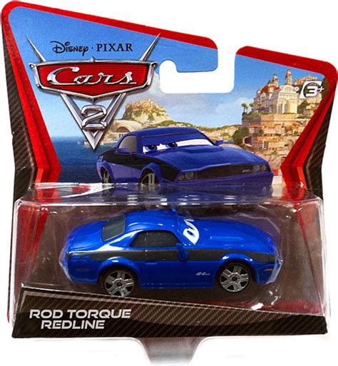 Disney Pixar Cars Cars 2 Main Series Rod Torque Redline 155 Diecast Car Checkout Lane Mattel ...