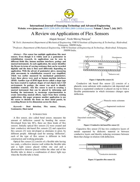 (PDF) A Review on Applications of Flex Sensors