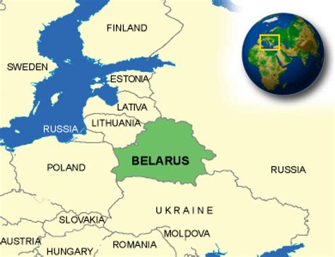 Belarus Location On World Map