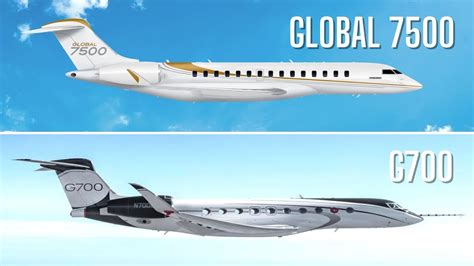 Gulfstream G700 vs. Bombardier Global 7500 - LONGEST range vs. FASTEST ...