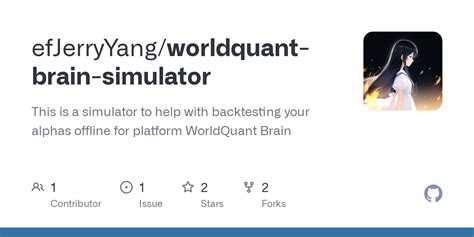 GitHub - efJerryYang/worldquant-brain-simulator: This is a simulator to help with backtesting ...