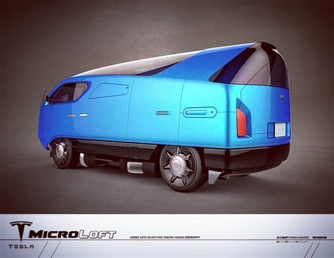 Tesla Microbus Concept Is a Tiny House on Wheels, Packs a Bed ...