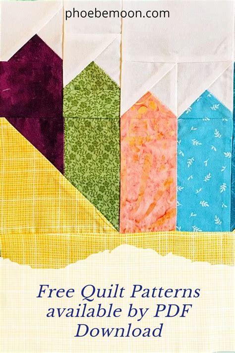 Free Quilt and Craft Patterns ⋆ Phoebe Moon Quilt Tutorials | Moon quilt, Free quilting, Quilt ...