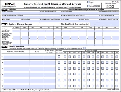 2023 Form 1095 C - Printable Forms Free Online