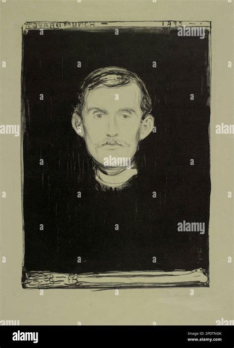 Self-Portrait by Edvard Munch Stock Photo - Alamy