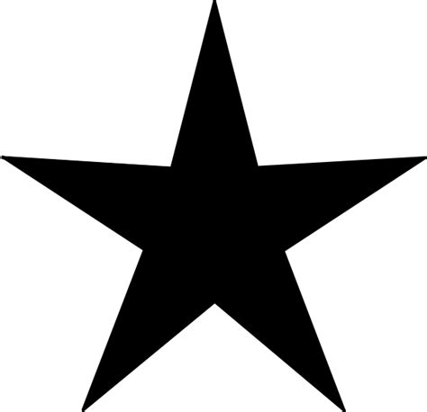 Black Star PNG Image - Free Download