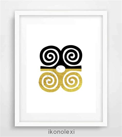 Afrocentric Adinkra Symbol Dwennimmen Wall Art Printable | Etsy