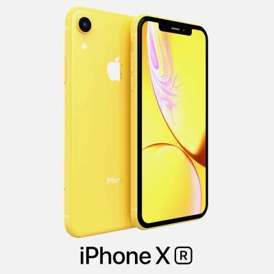 Apple iPhone XR Yellow - 3D Model by rzo