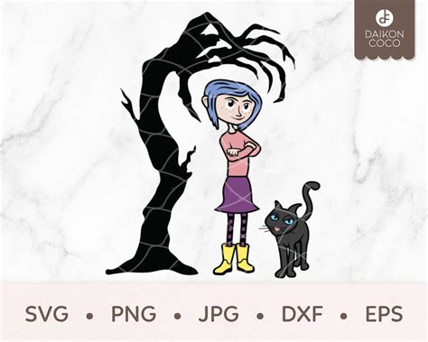 Coraline Mouse Svg