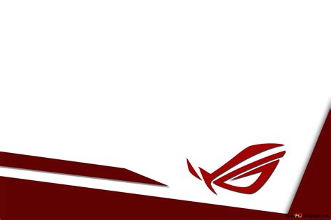 Asus rog red logo 4K wallpaper download