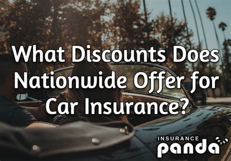 What Discounts Does Nationwide Offer for Car Insurance?