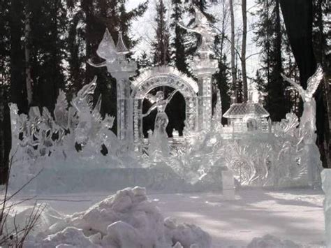 One in a lifetime travel: Ice Carving Festival in Fairbanks, AK Harbin ...