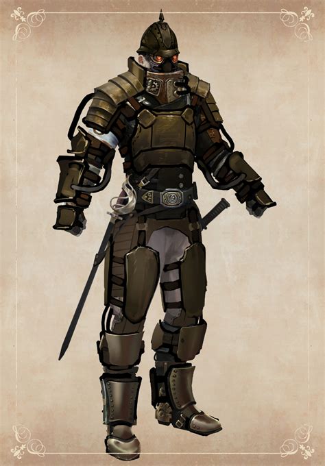 Dirigible Steampunk, Steampunk Armor, Arte Steampunk, Rpg Character, Fantasy Character Design ...