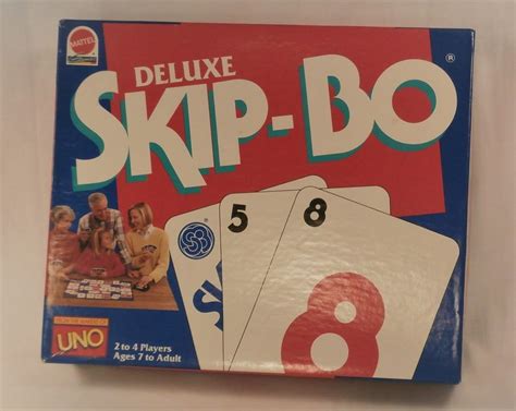 Amazon.com: Deluxe Skip-Bo Sequential Stacking Card Game 1992 Edition ...