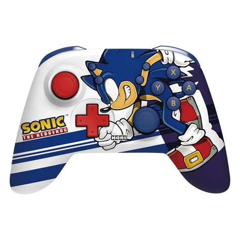 Hori - Nintendo Switch, Sonic the Hedgehog Edition, Wireless HORI-PAD Video Game Controller ...