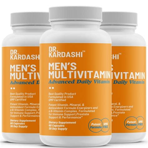 Multivitamin for Men Daily Supplement with Vitamins A, C, E, B1, B2, B6 ...