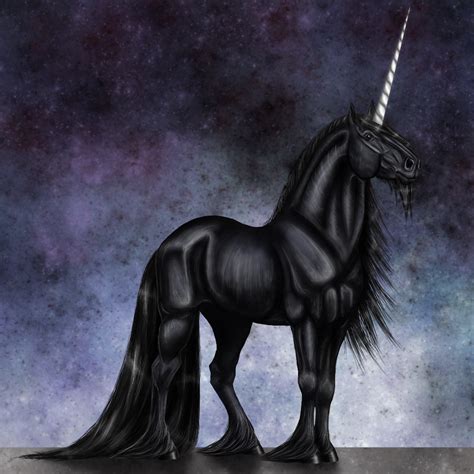 The Resolve by Efirende Black Unicorn Pegasus Unicorn, Black Unicorn, Unicorn Horse, Unicorn Art ...