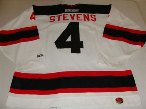 #4 SCOTT STEVENS New Jersey Devils NHL Defenseman White Throwback Jersey | Lone Star Throwbacks