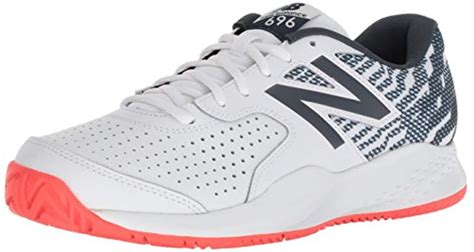 New Balance 696v3 Hard Court Tennis Shoe in White for Men - Lyst