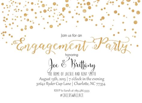 13+ Surprise Engagement Party Invitation Designs & Templates - PSD, AI | Free & Premium Templates