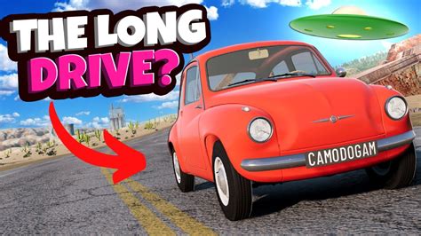 NEW The Long Drive Map has SECRETS in BeamNG Drive Mods! - YouTube